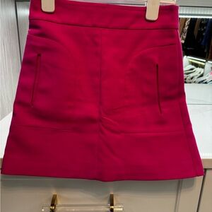 Zara Women's Hot Pink / Fuchsia Mini Skirt. Size XS